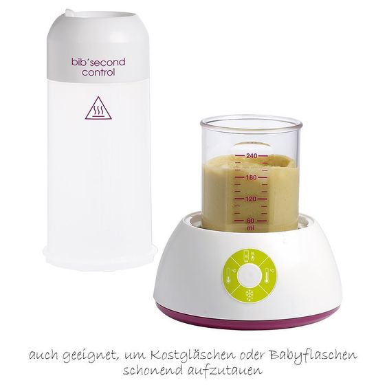 Beaba Baby Food Warmer & Sterilizer 2 in 1 Bib Secondes Control - Gipsy