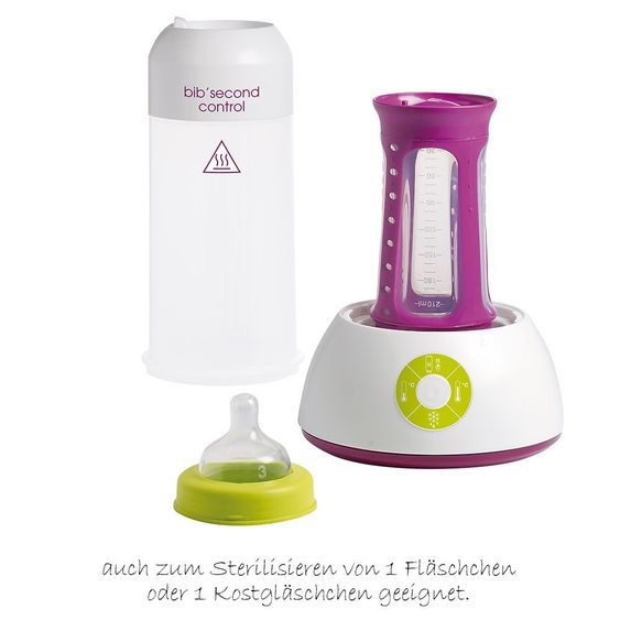 Beaba Baby Food Warmer & Sterilizer 2 in 1 Bib Secondes Control - Gipsy