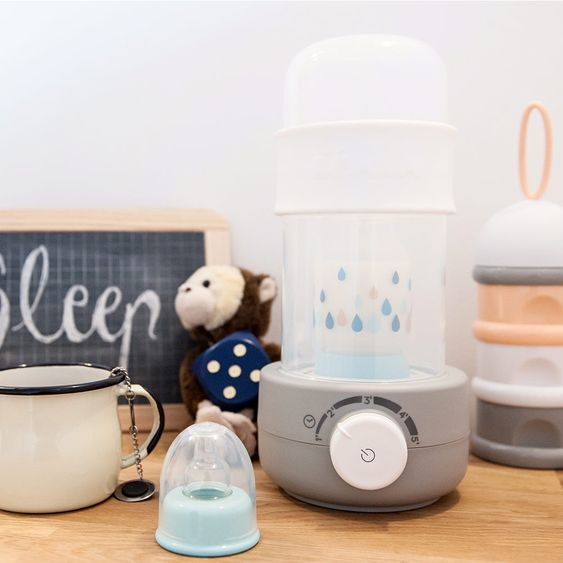 Beaba Babykostwärmer & Sterilisator Babymilk Second - Grau Weiß