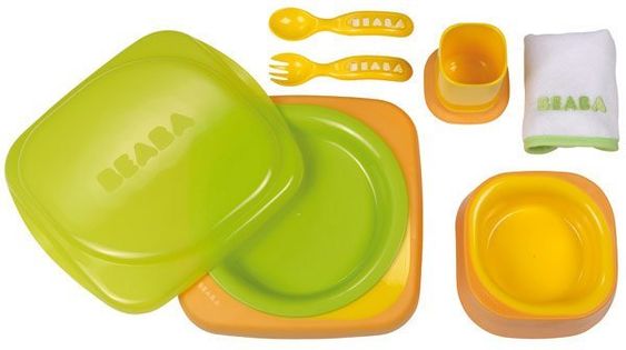 Beaba Baby's first eating set - sorbet