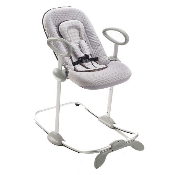 Beaba Babywippe Up & Down II - Print - Grau Blau