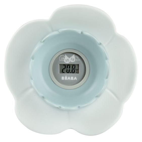 Beaba Bath thermometer digital - Bath flower - Green Blue