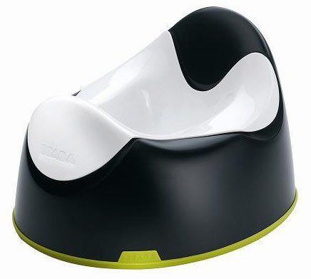 Beaba Ergonomischer Topf - Schwarz-Weiß