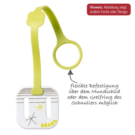Beaba Flexibles Schnullerband Universal 2 Stück - für Mädchen