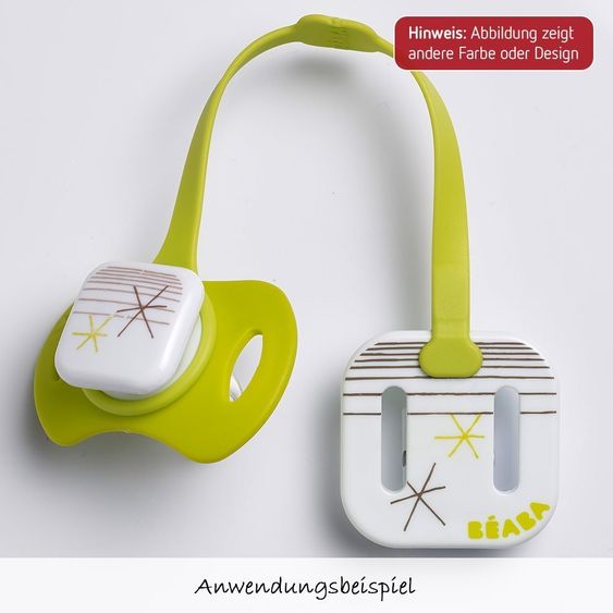 Beaba Flexibles Schnullerband Universal 2 Stück - für Mädchen