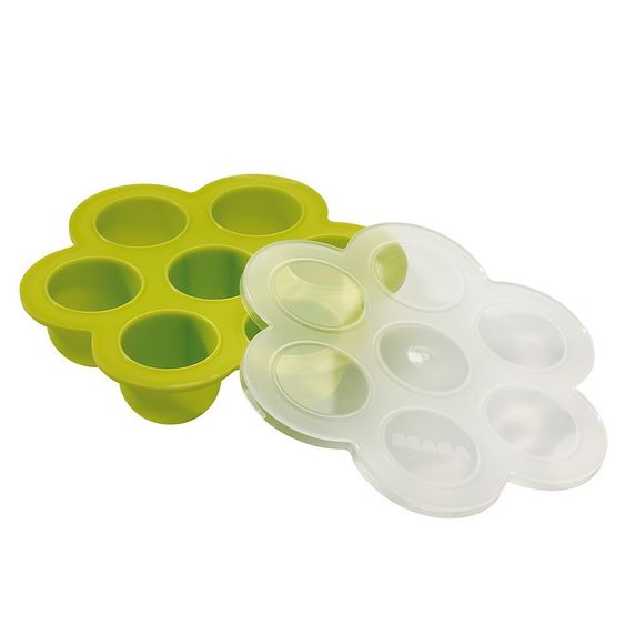 Beaba Gefrierform Blume für 7 kleine Portionen - Grün