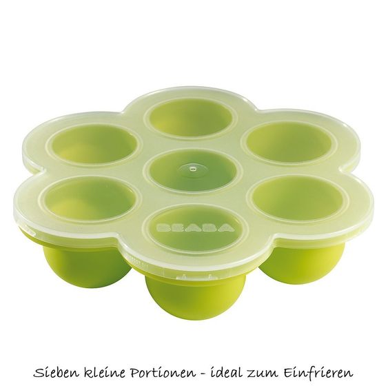 Beaba Gefrierform Blume für 7 kleine Portionen - Grün