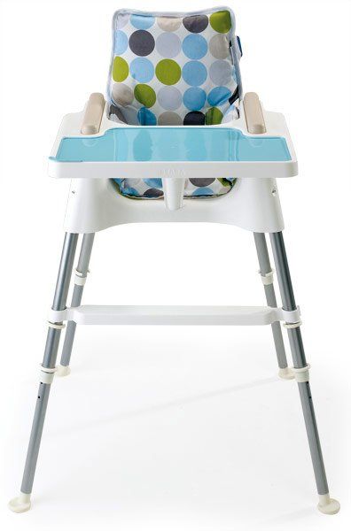 Beaba High chair Cube - White Turquoise