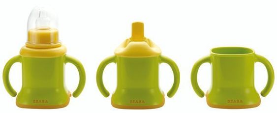 Beaba Lerntasse Evoluclip Soft Gr.1 - Sorbet
