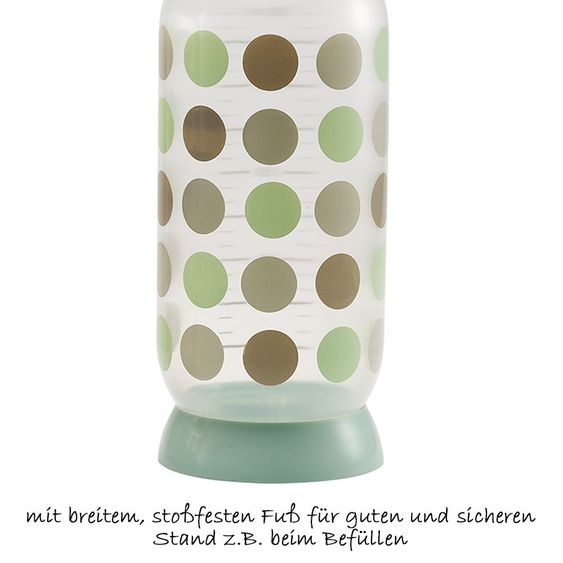 Beaba PP Bottiglia per bambini Dots 240 ml - Silicone Gr.1 Tee - Blu pastello