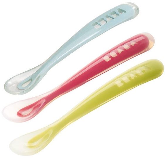 Beaba Silikon Löffel Soft für die erste Mahlzeit