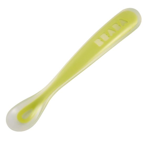 Beaba Soft-Löffel Erste Mahlzeit - Neon