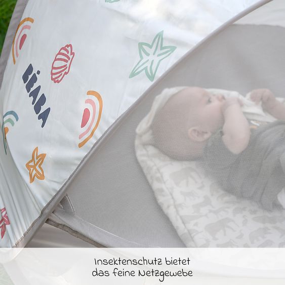 Beaba Spielzelt & Babynest Breezy mit UV-Schutz - Clay Earth