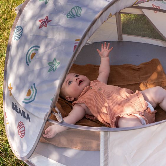 Beaba Spielzelt & Babynest Breezy mit UV-Schutz - Clay Earth