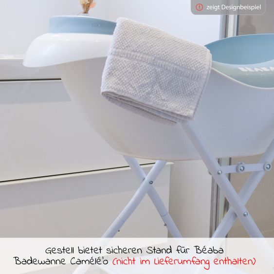 Beaba Stand for bath + changing table Camele'o - Light Mist