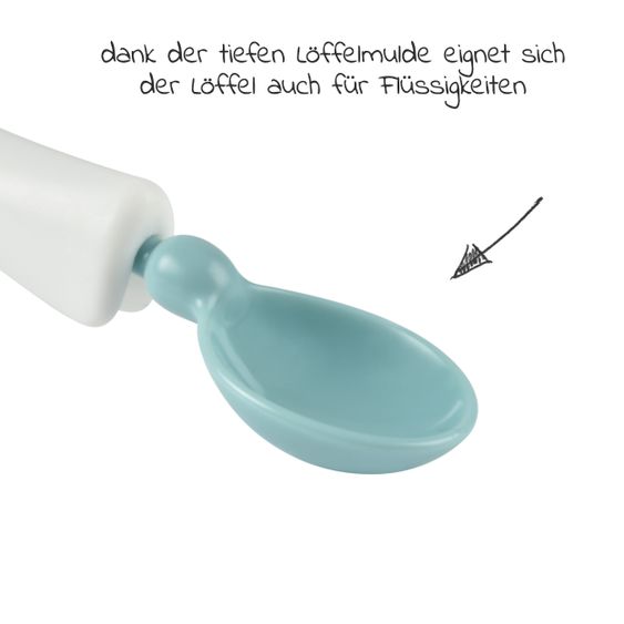 Beaba Training Spoon 360° - Airy Green