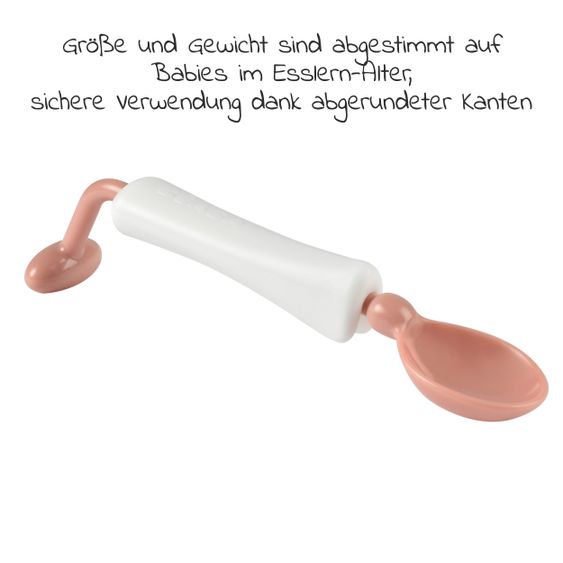 Beaba Training Spoon 360° - Old Pink