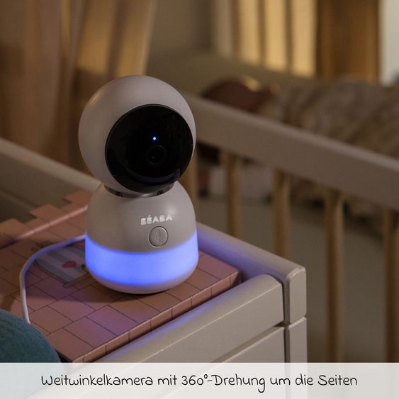 Beaba Video-Babyphone mit 360° Kamera & 720p-HD-Bildschirm - Zen Night Light