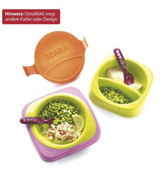 Beaba Warmhalteteller- Set Lunch Box Soft - Sorbet
