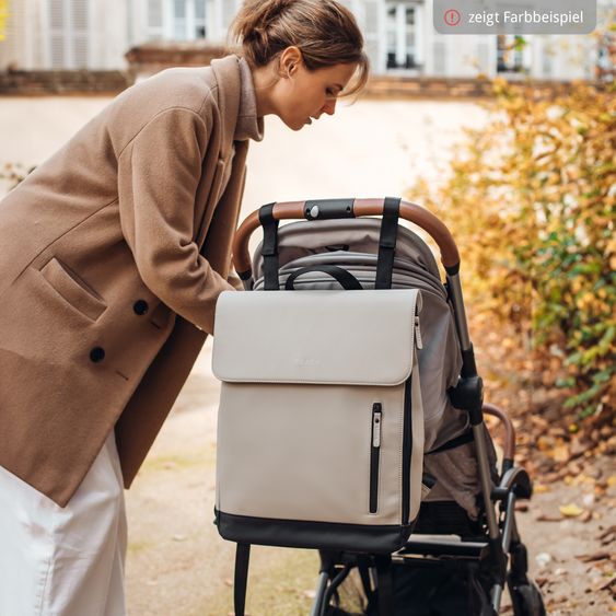 Beaba Wickelrucksack inkl. Wickelunterlage & Kinderwagenbefestigung - Oslo - Rose