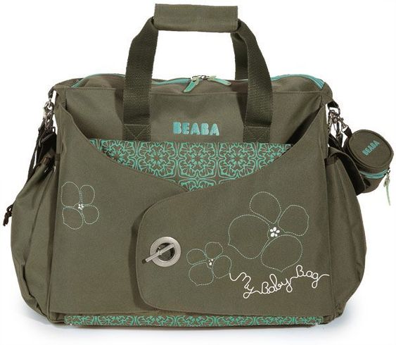 Beaba Diaper Bag Baby Bag - Antrazith Turquoise