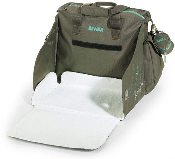 Beaba Diaper Bag Baby Bag - Antrazith Turquoise