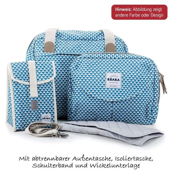 Beaba Diaper bag Geneve II - Play Print - Red