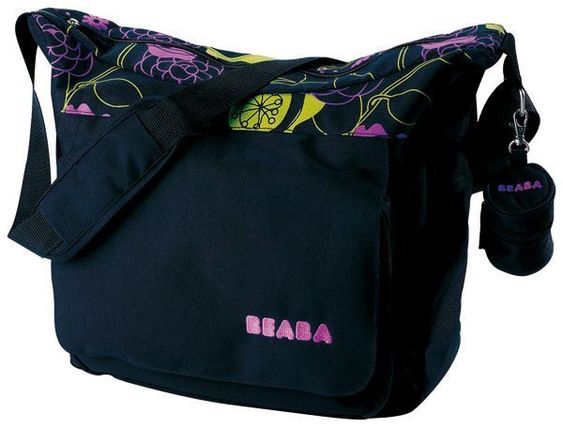 Beaba Borsa per pannolini a mani libere - Nero Neon