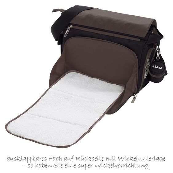 Beaba Wickeltasche Madrid - Schwarz Taupe