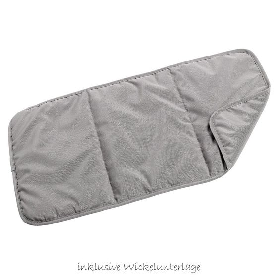 Beaba Wickeltasche Stockholm - Korallenrot Grau