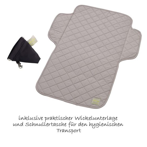 Beaba Wickeltasche Sydney II - Smart Colors - Schwarz