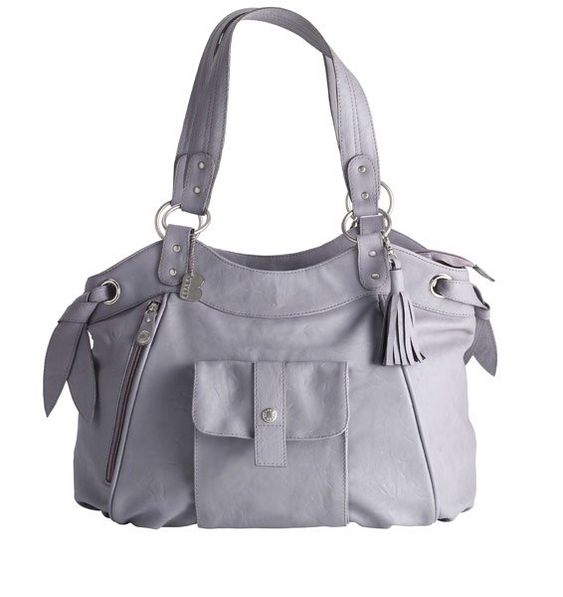 Beaba Borsa fasciatoio in velluto - Grigio