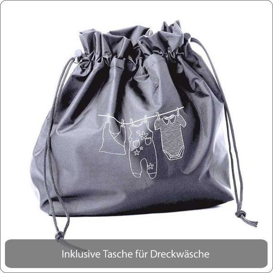 Beaba Borsa fasciatoio in velluto - Grigio