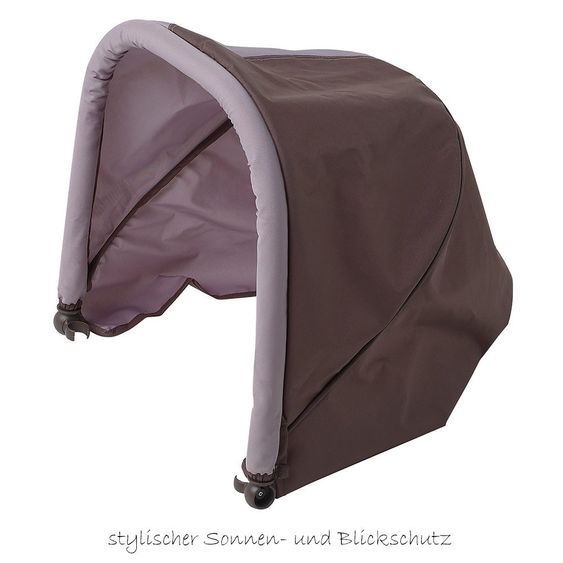 Beaba Zubehör für Babywippe Up & Down Schwarz Grau - Dach und Spielbogen