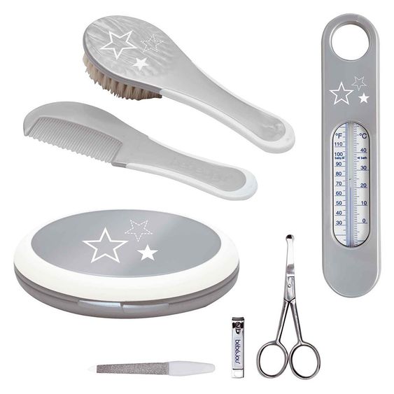bébé-jou Set di cura da 7 pezzi - Stelle d'argento
