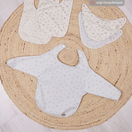 bébé-jou Ärmel-Lätzchen - Wish Grey