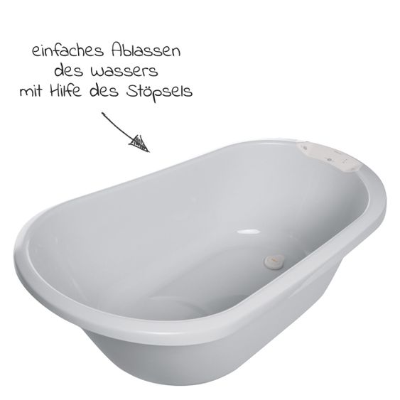 bébé-jou Baby-Badewanne Sense Edition - Light Grey