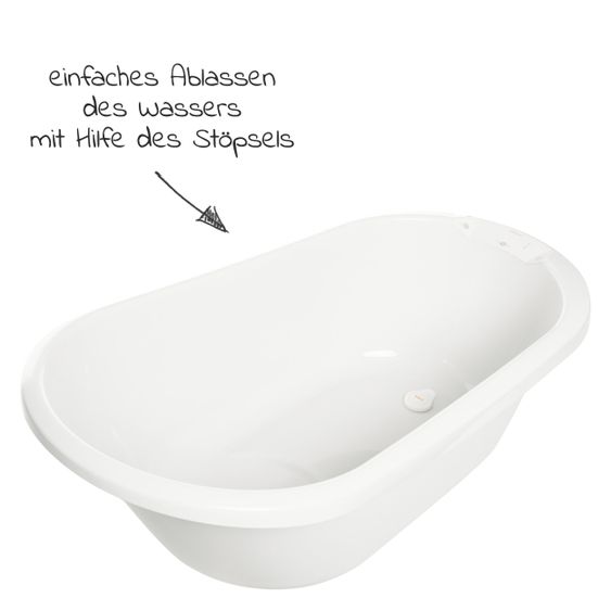 bébé-jou Baby-Badewanne Sense Edition - White