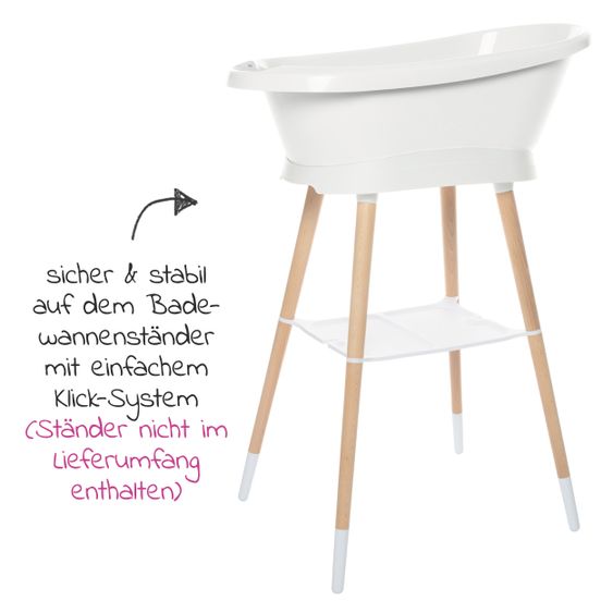 bébé-jou Baby-Badewanne Sense Edition - White