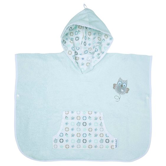 bébé-jou Bade-Poncho - Owl Family - Gr. 86/92