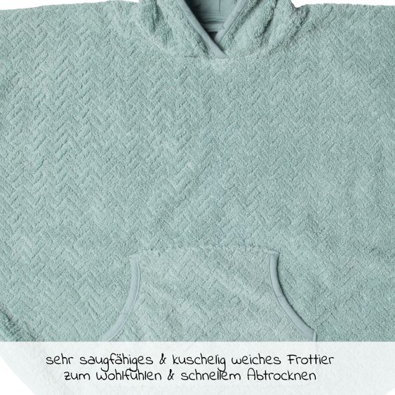bébé-jou Bathing poncho - Paper Planes - size 86/92