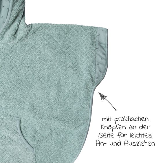 bébé-jou Bathing poncho - Paper Planes - size 86/92