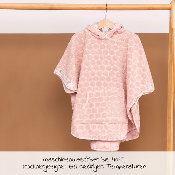 bébé-jou Bade-Poncho - Wish Pink - Gr. 86/92