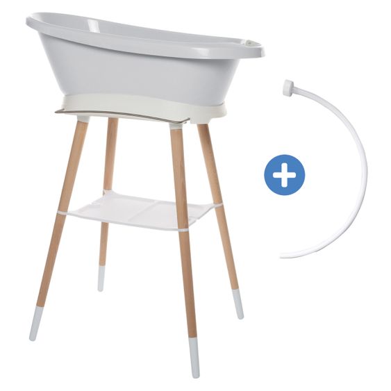 bébé-jou Badestation Sense Edition - 3-teilig - Light Grey