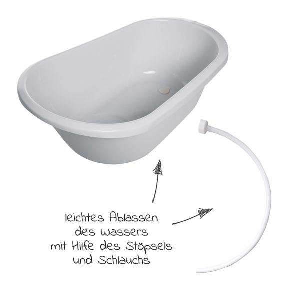 bébé-jou Badestation Sense Edition - 3-teilig - Light Grey