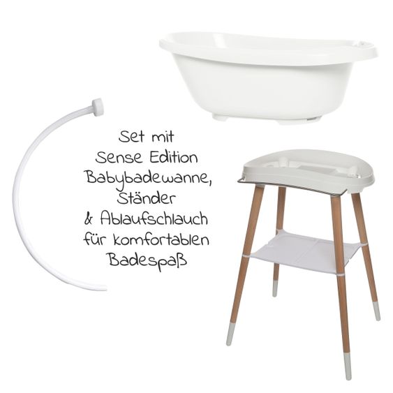 bébé-jou Badestation Sense Edition - 3-teilig - White