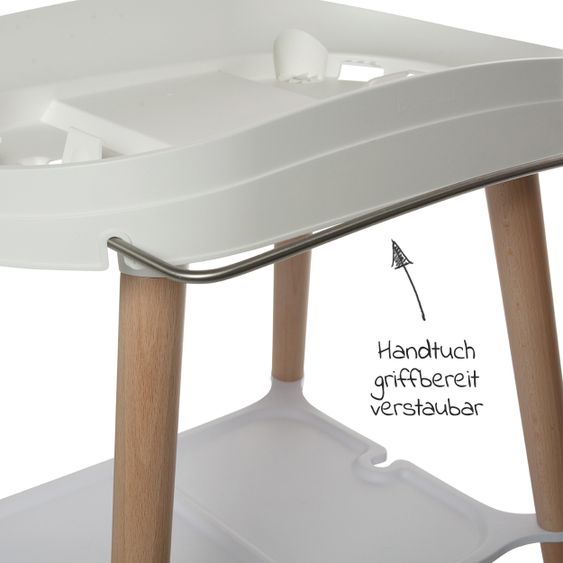 bébé-jou Badestation Sense Edition - 3-teilig - White