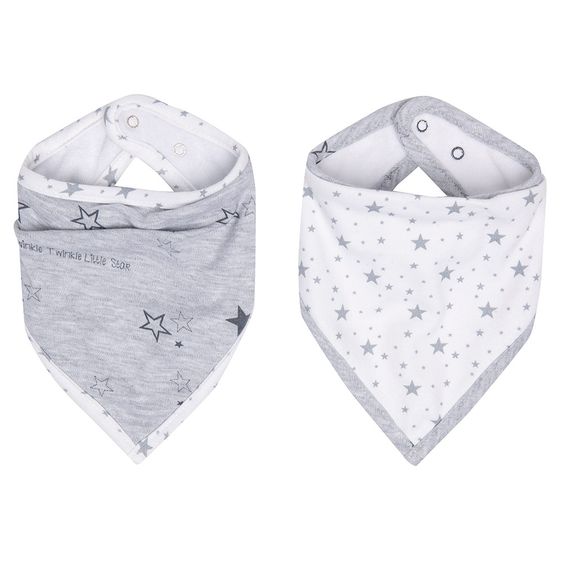 bébé-jou Bandana Lätzchen 2er Pack - Little Star