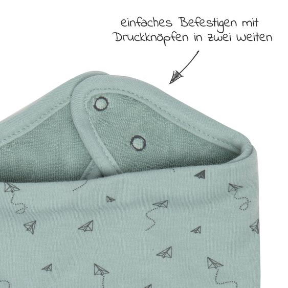 bébé-jou Bandana-Lätzchen 2er Pack - Paper Planes