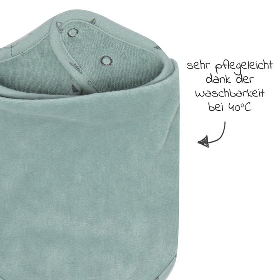 bébé-jou Bandana-Lätzchen 2er Pack - Paper Planes